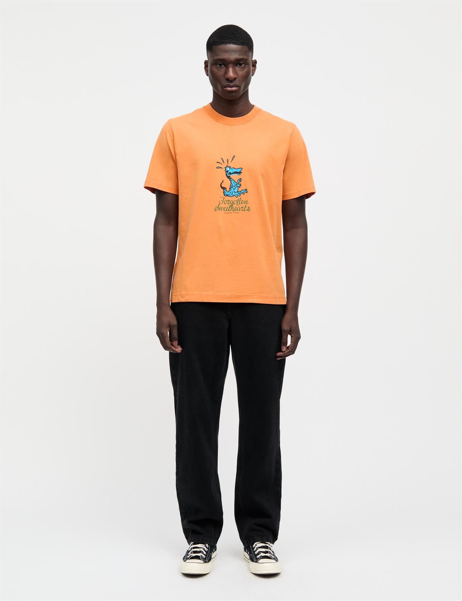 Cotton Jersey Sweethart Frode tee Orange Clown Fish