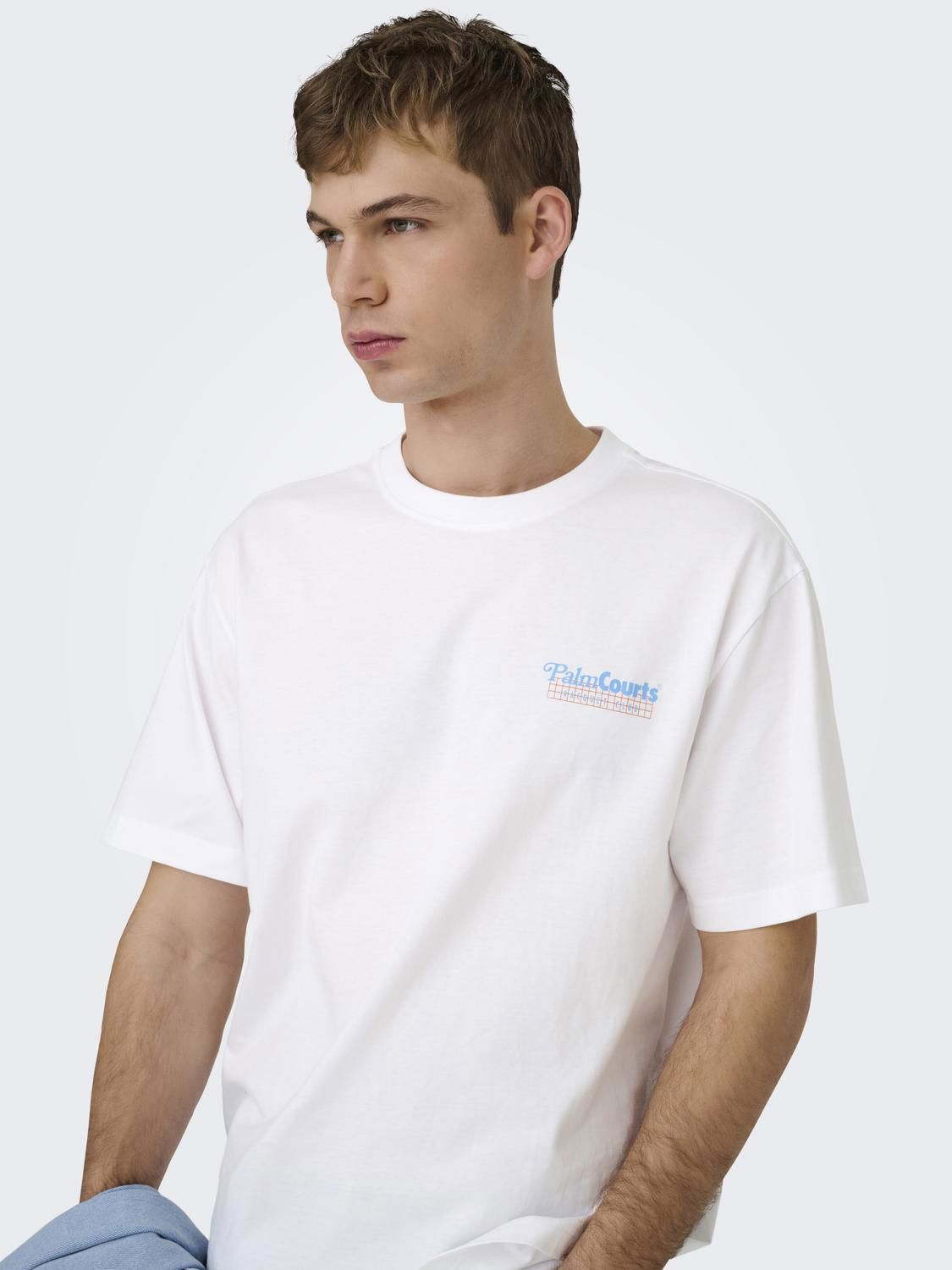 Onsfred Nadal Life Rlx Ss Tee Bright White Championship Viewpoint