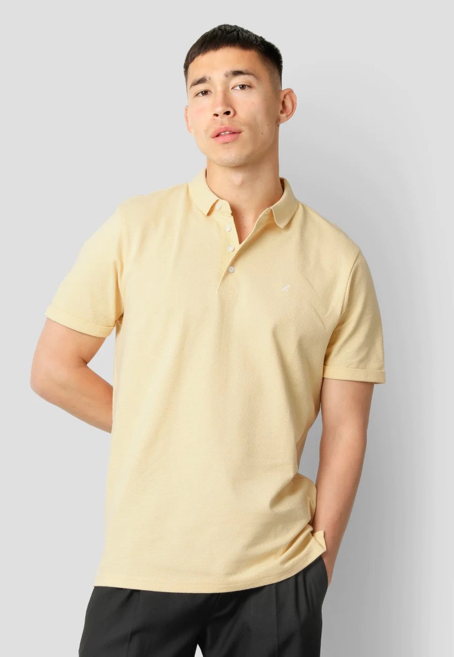 Silkeborg Stretch polo Pastel Yellow