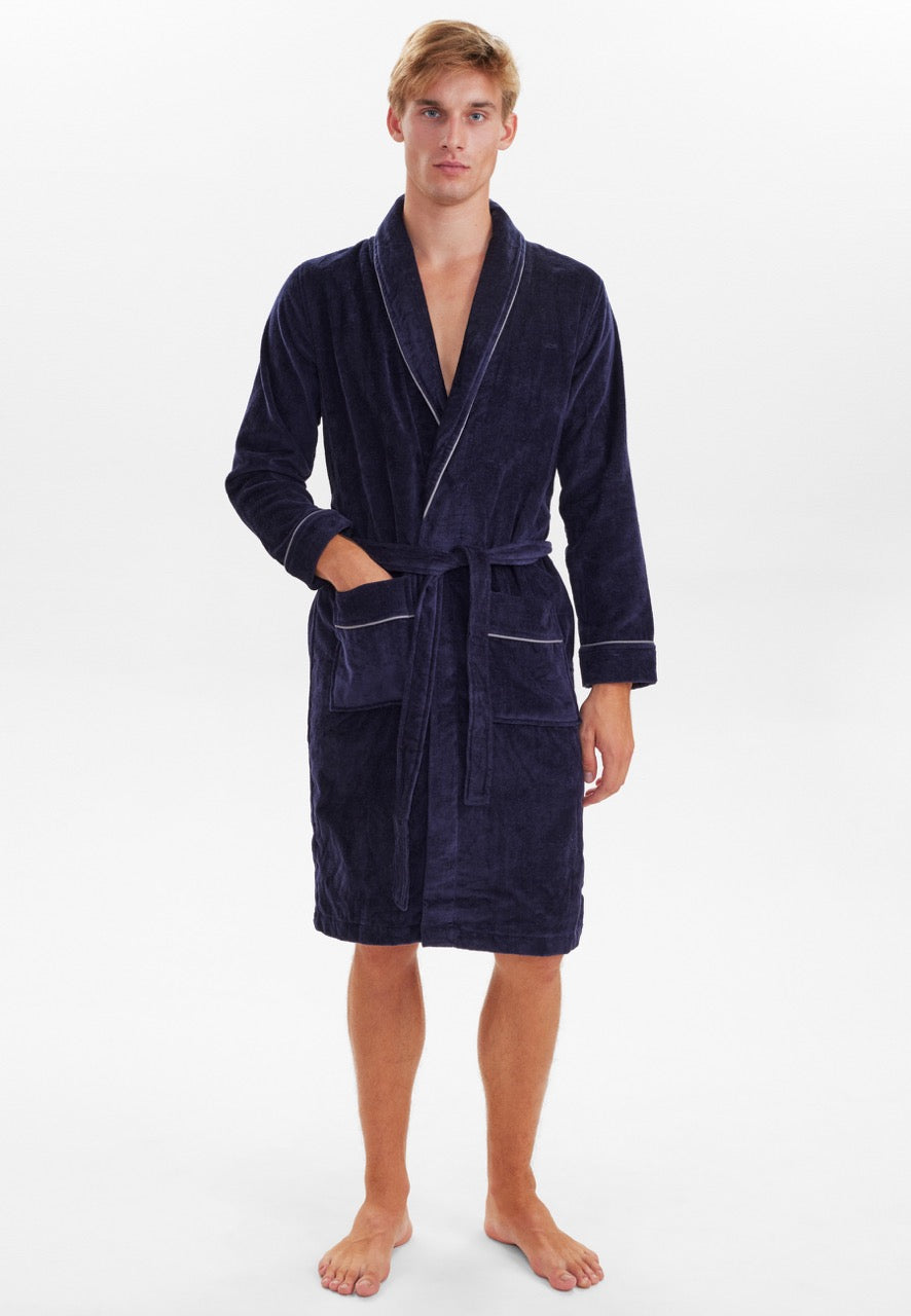 JBS Bathrobe Navy