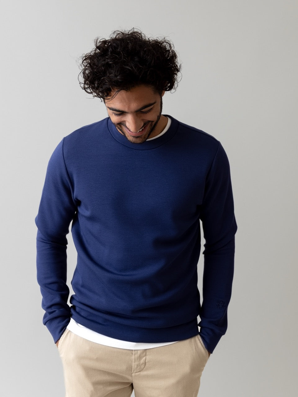 MMGAbel Crew Neck Sweat Sodalite Blue