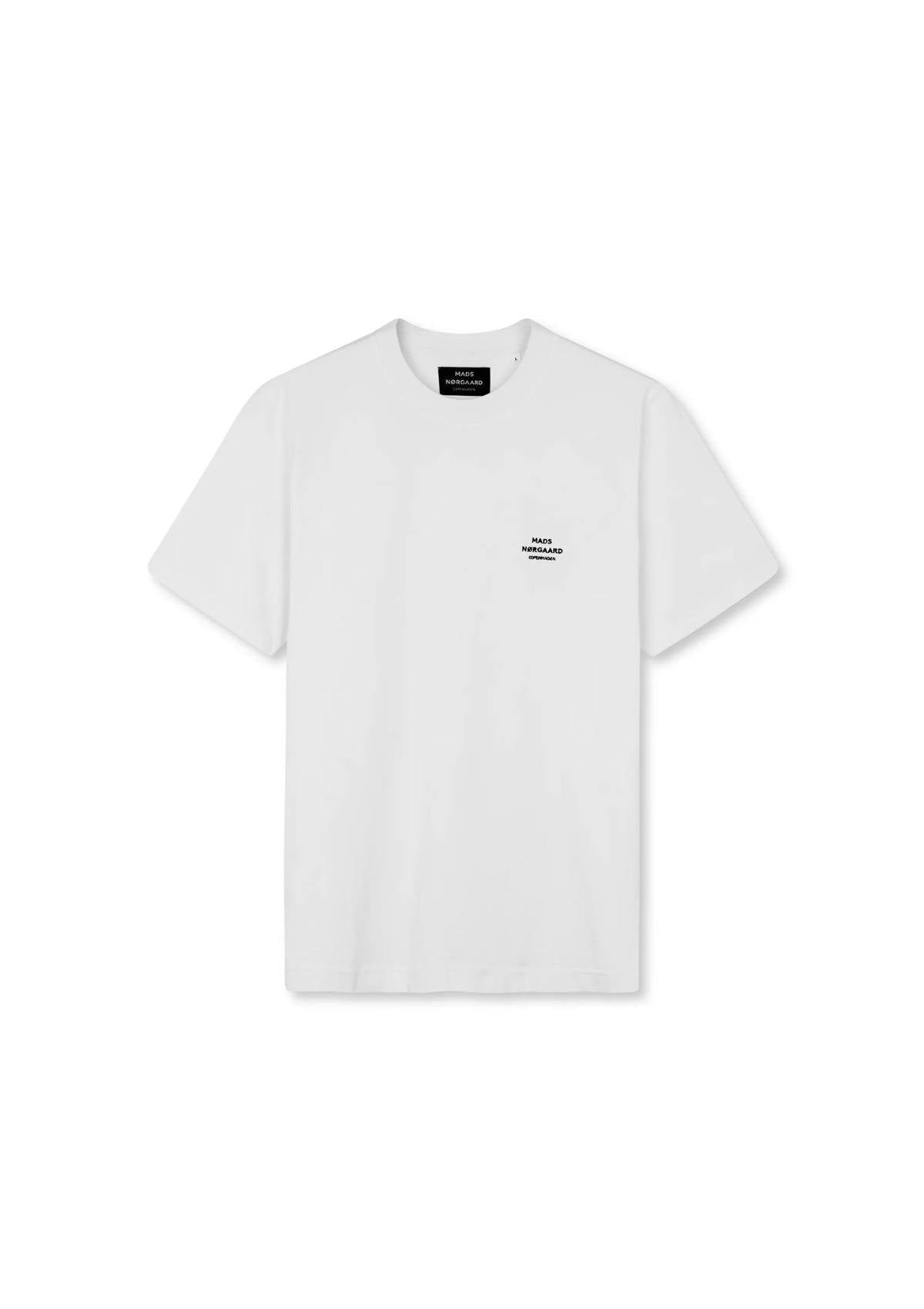 Cotton Jersey Frode Emb Logo Tee White