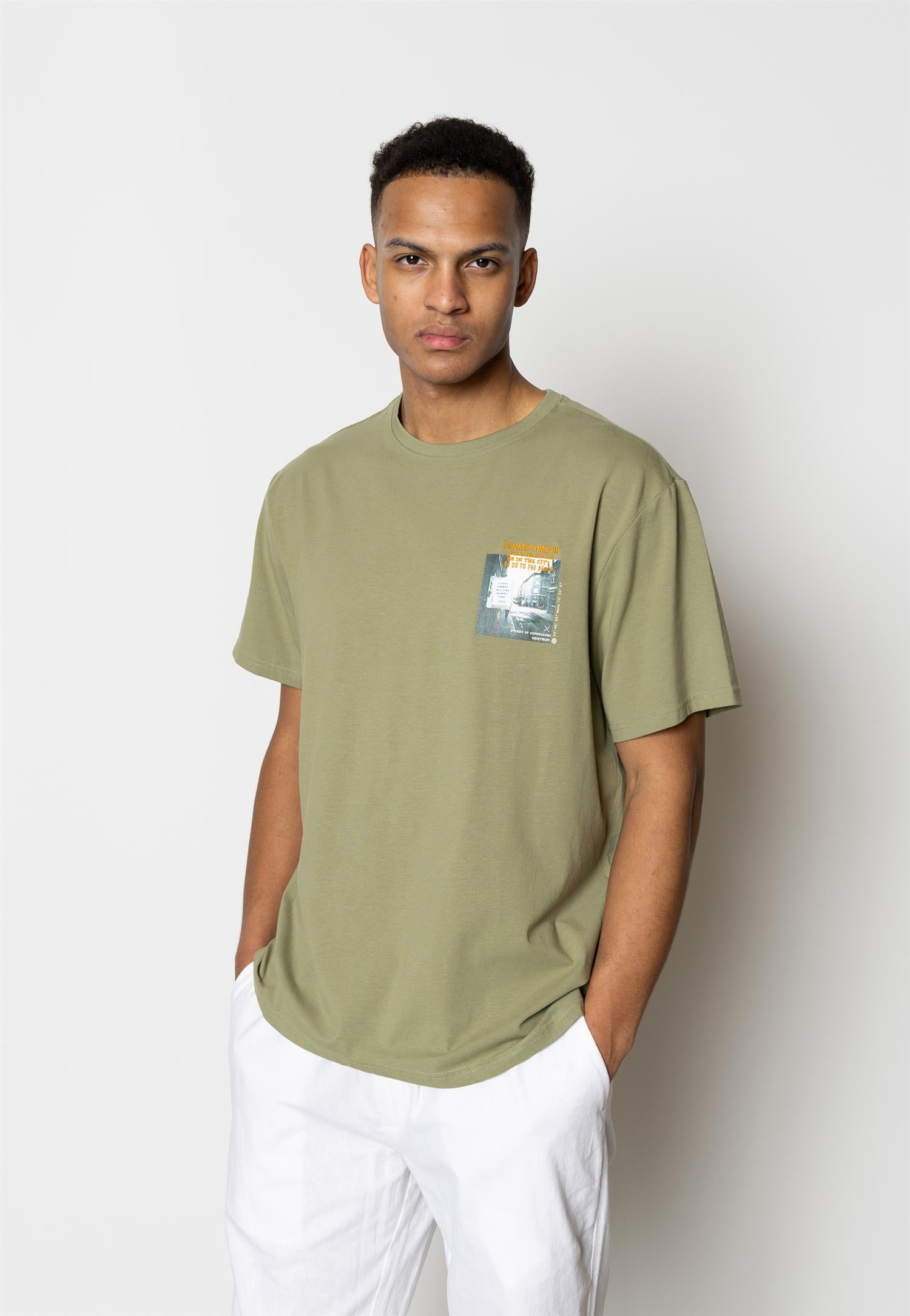 Centrum Organic Tee Dusty Green