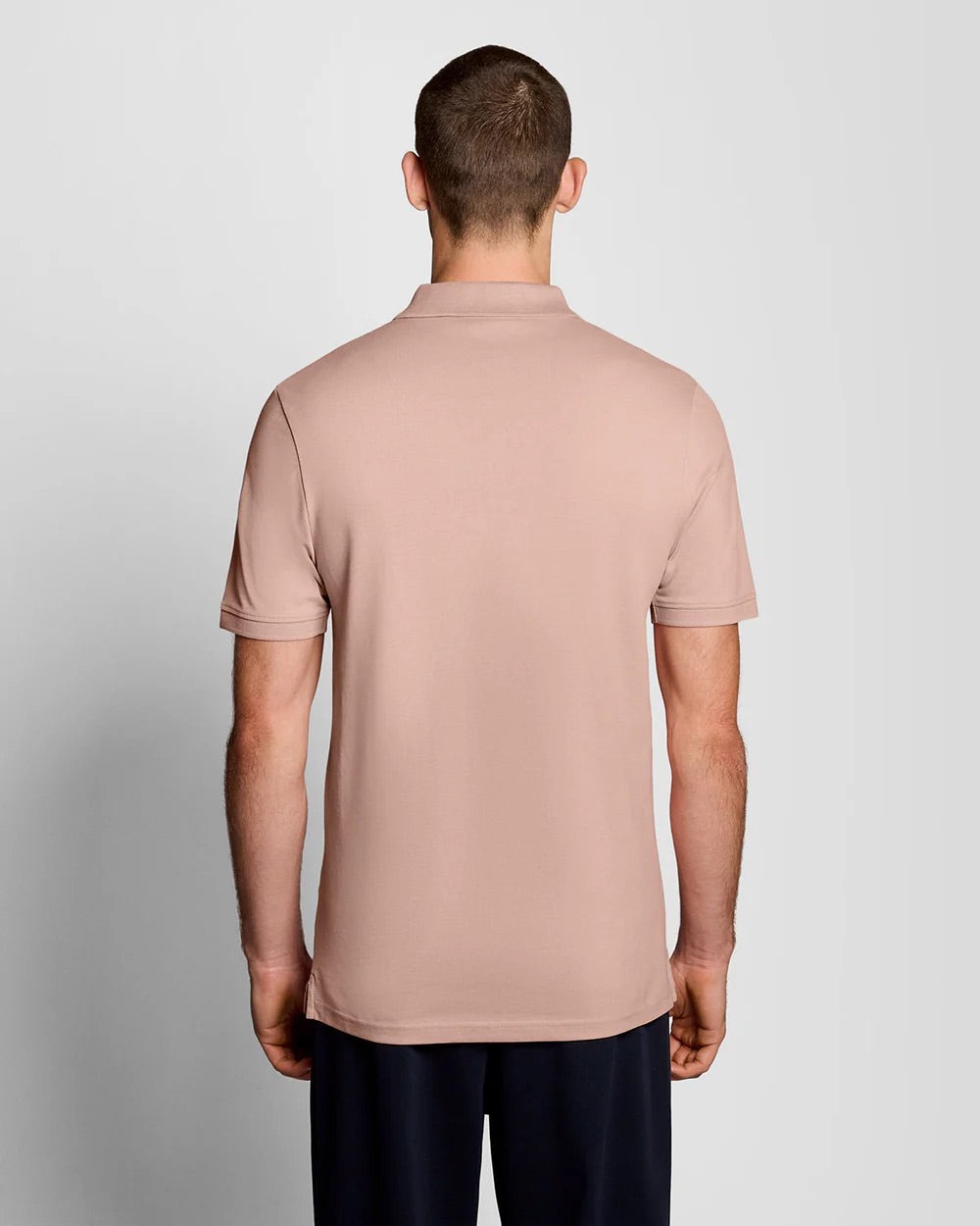 Plain Polo Shirt Pink Grapefruit