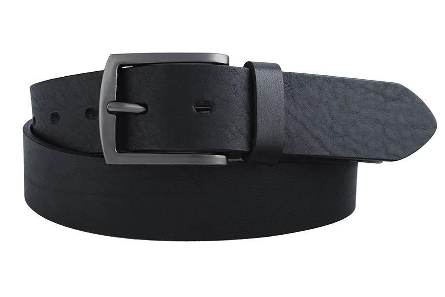 Leather belt Black