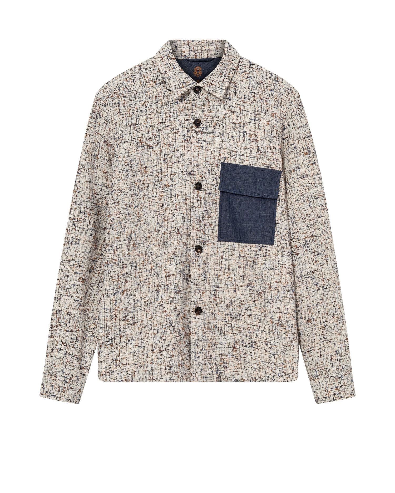Mmgwilson Nep Overshirt Ecru