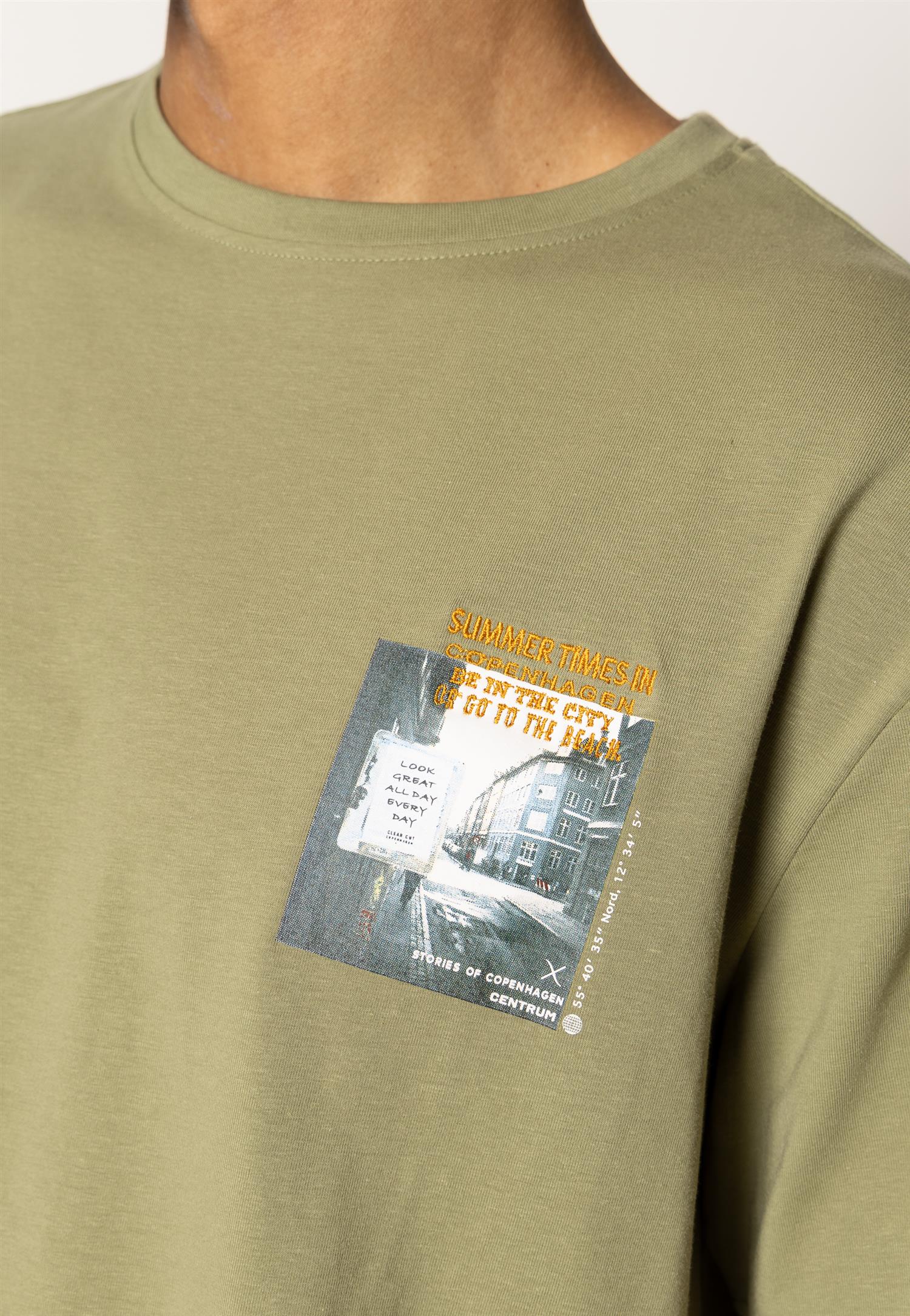 Centrum Organic Tee Dusty Green