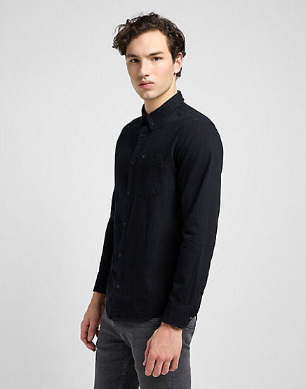 LEE BUTTON DOWN Black