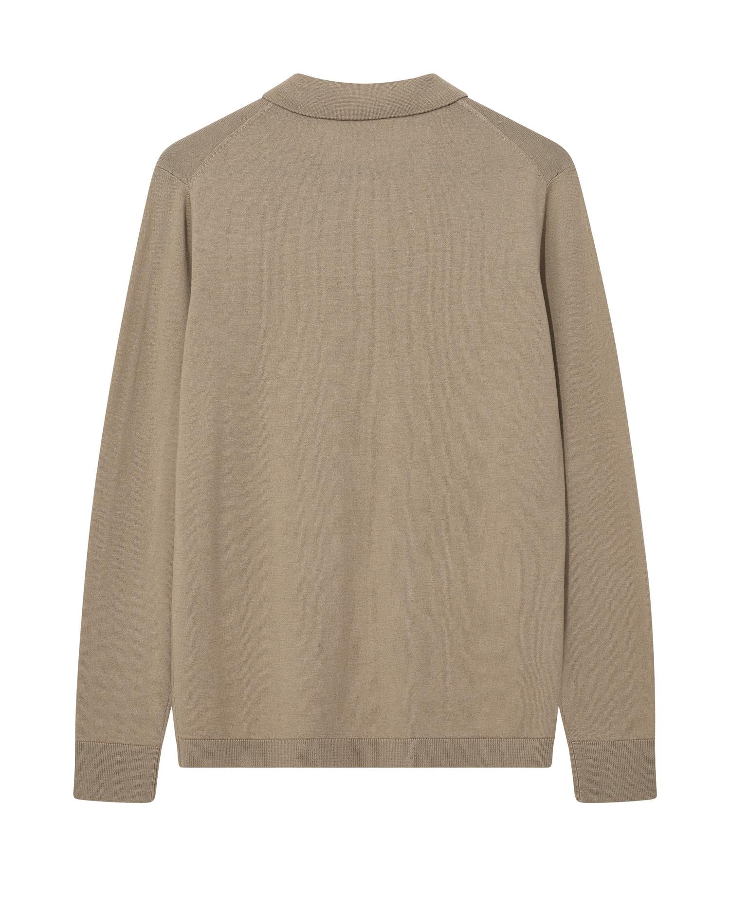 MMGAdam Soft ls polo knit Aluminum
