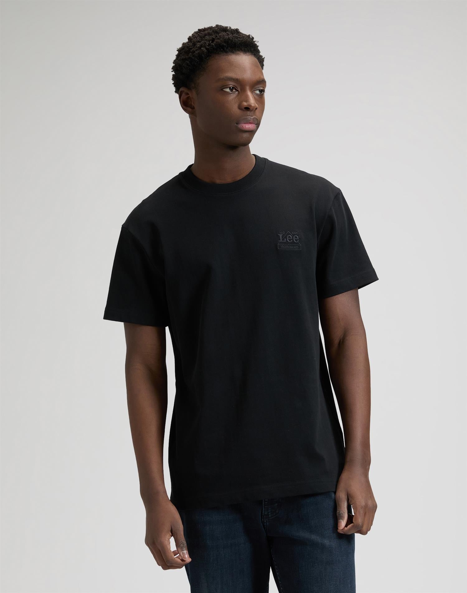 Workwear Ess Tee Black Black