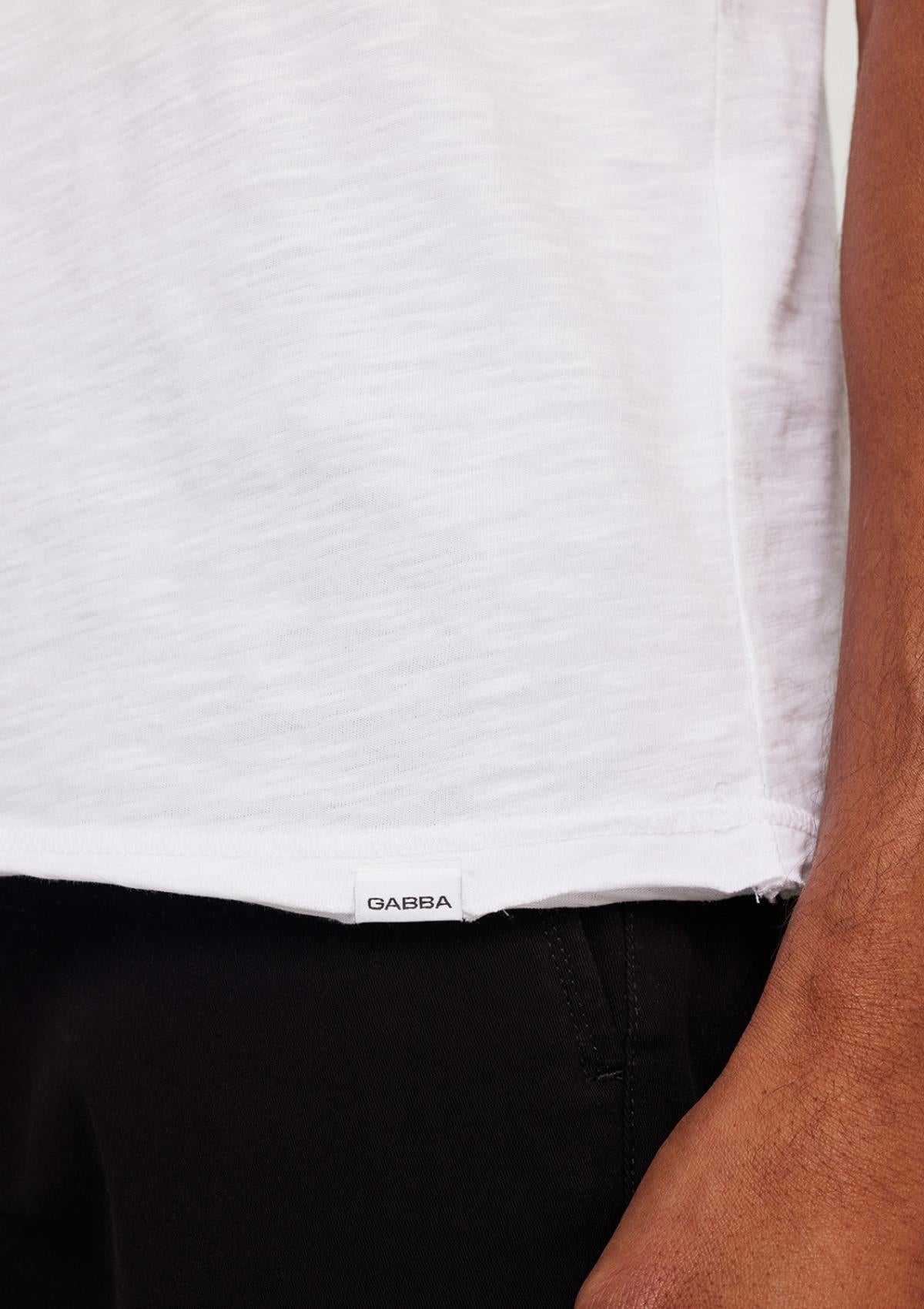 Gabba Konrad Slub Tee White