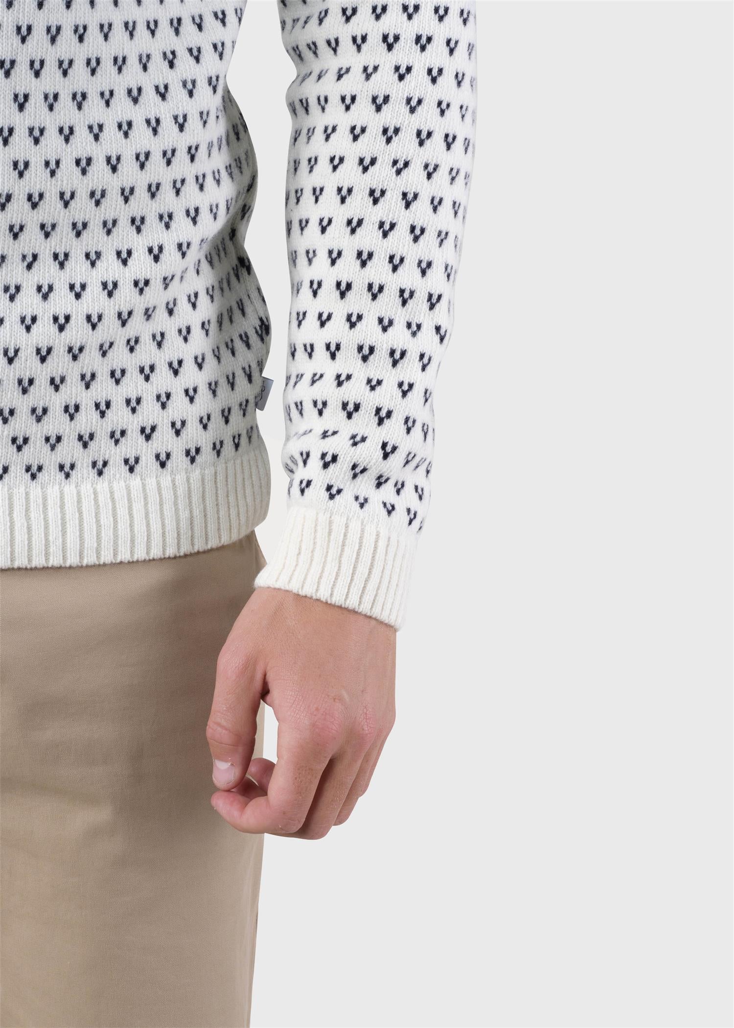 Hugo knit Cream/Navy