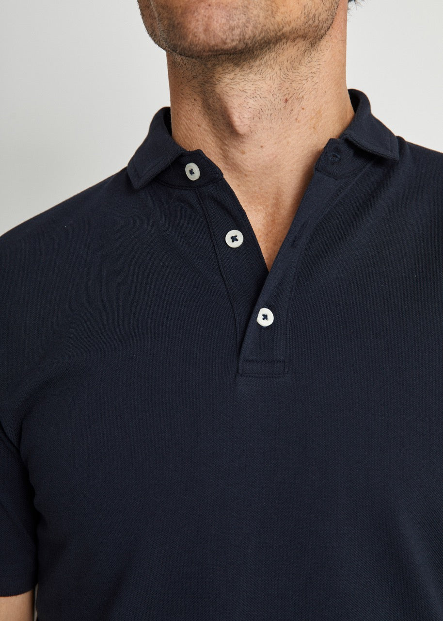 BS Monir Regular Fit Polo Shirt Navy