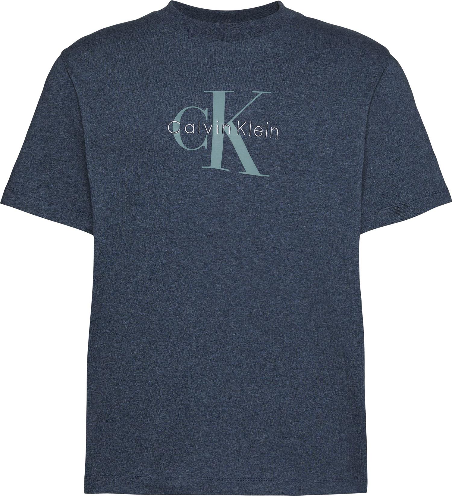 Ss Hero Monologo Tee 20s Nearly Navy Heather B8289