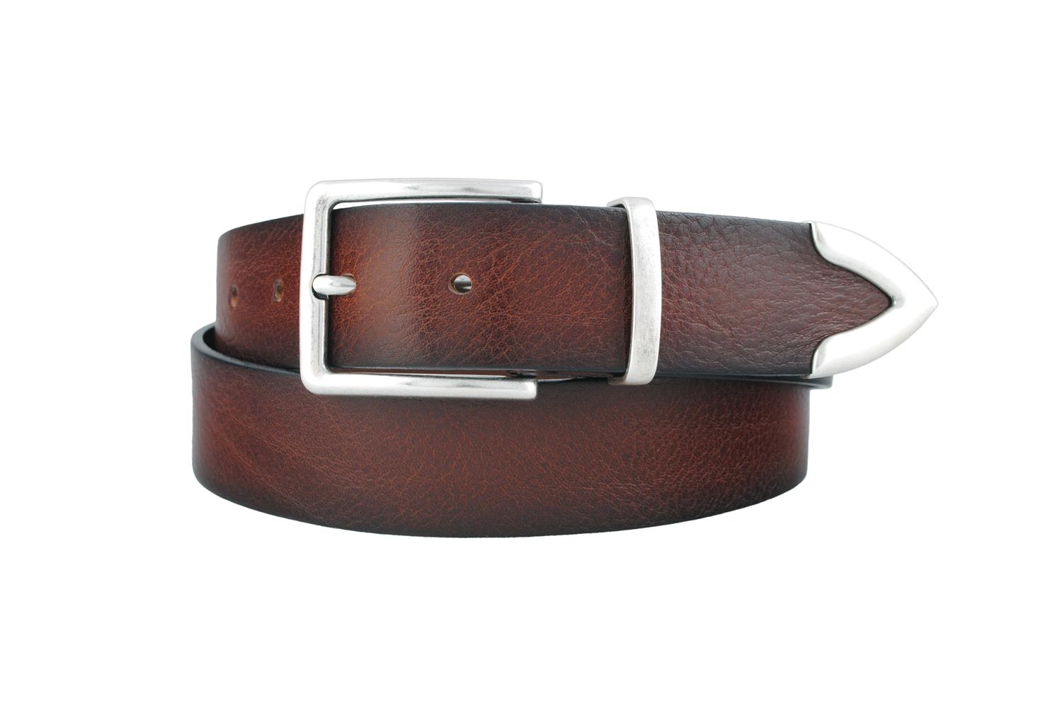 Leather belt Brown