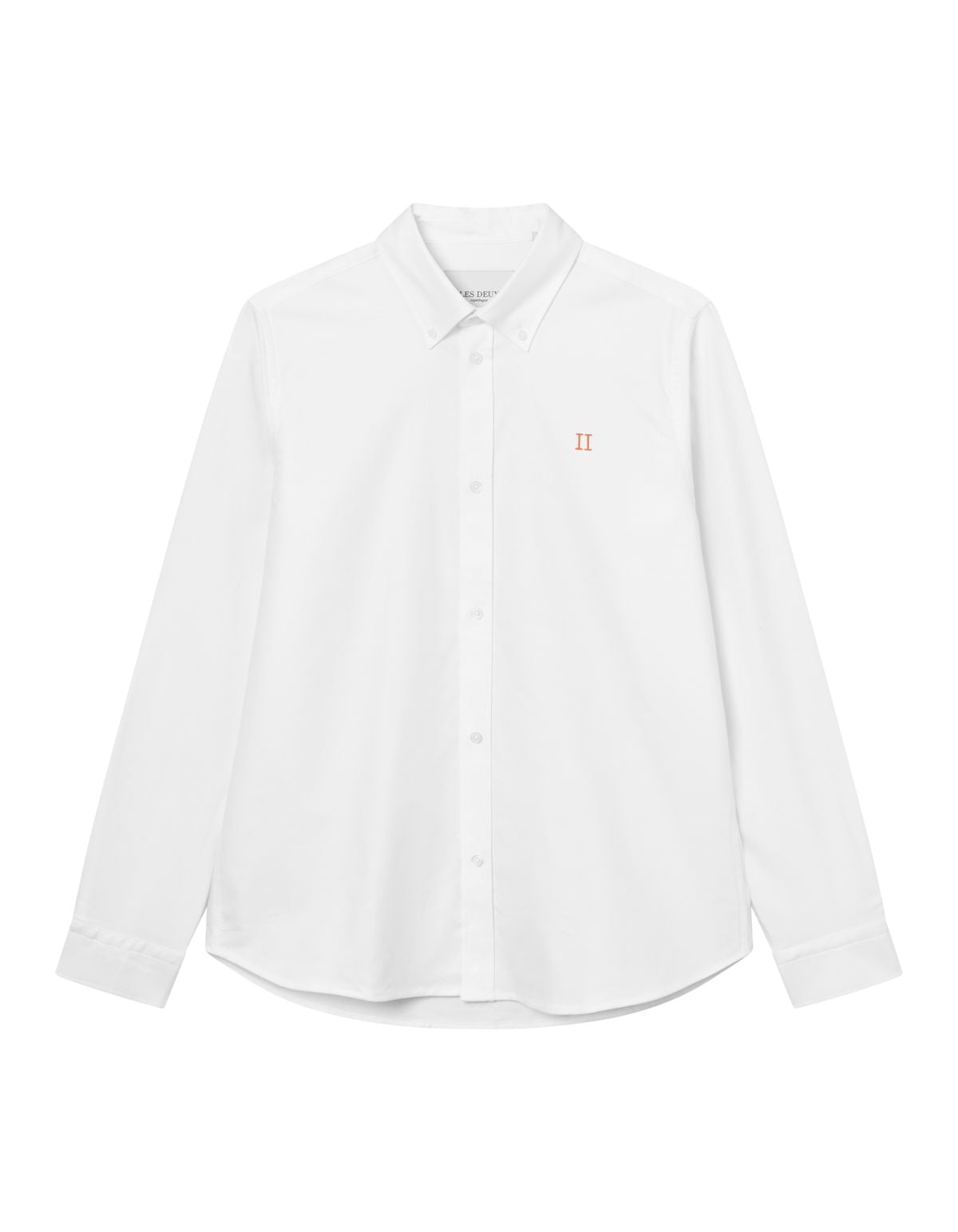 Core Contrast Oxford Shirt White/White