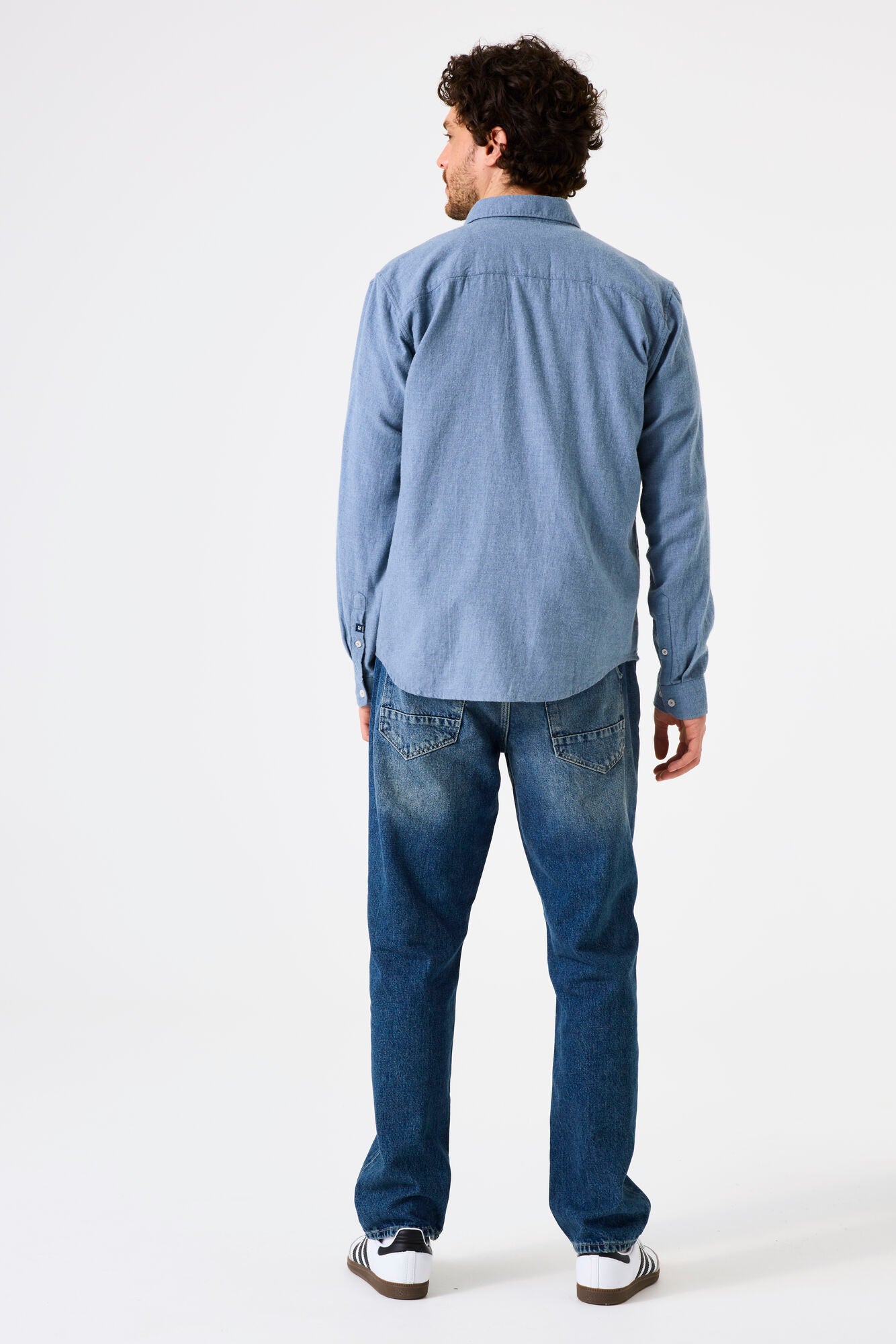 J51082 men´shirt LS Stone Blue