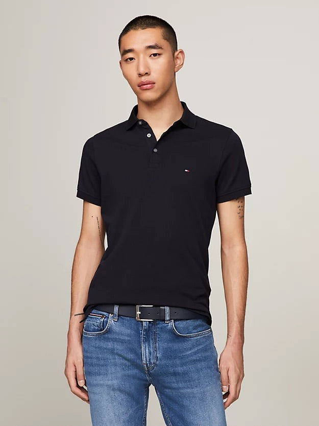 Core 1985 slim poloshirt Desert Sky