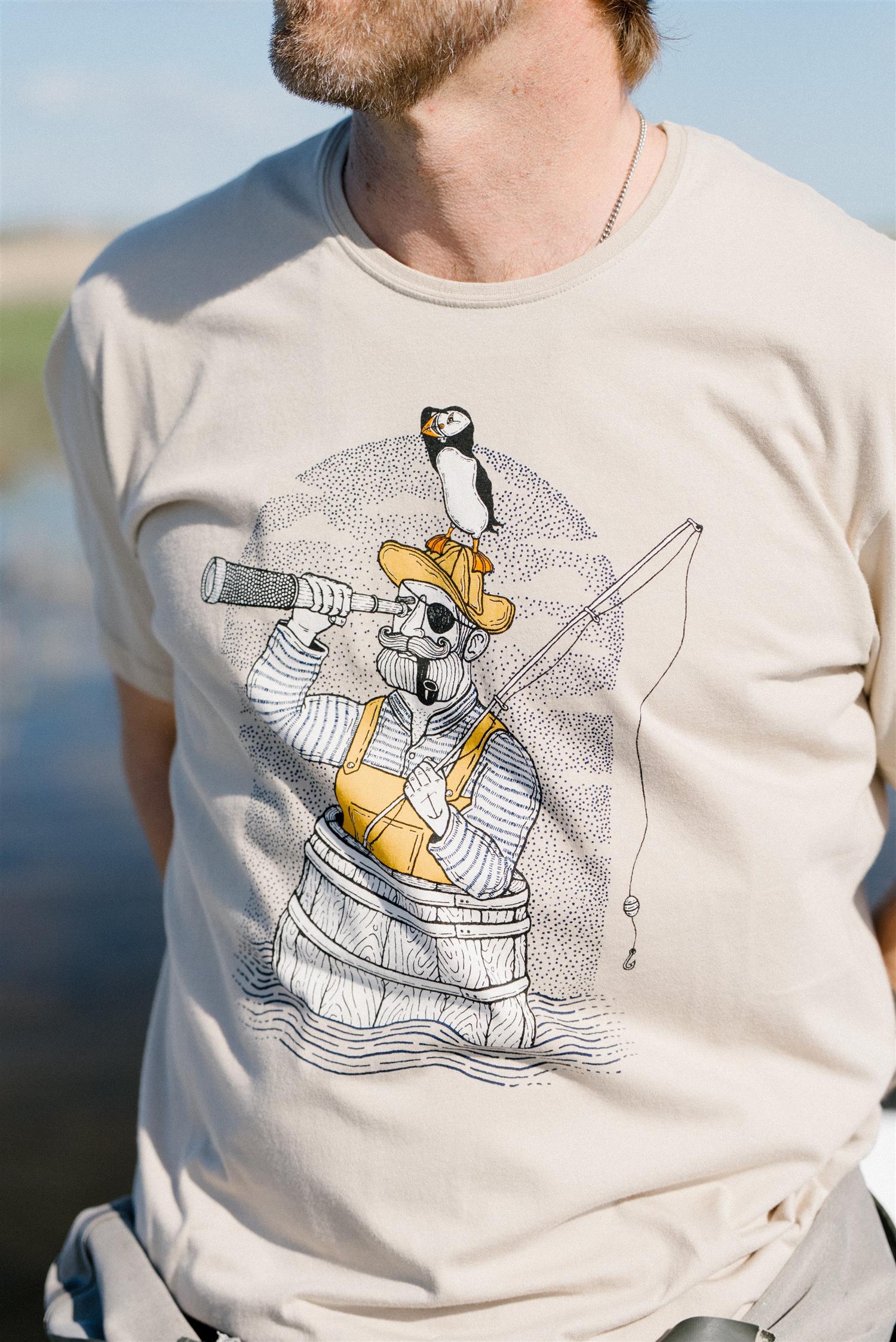 Fishing in a barrel T-shirt White Pepper