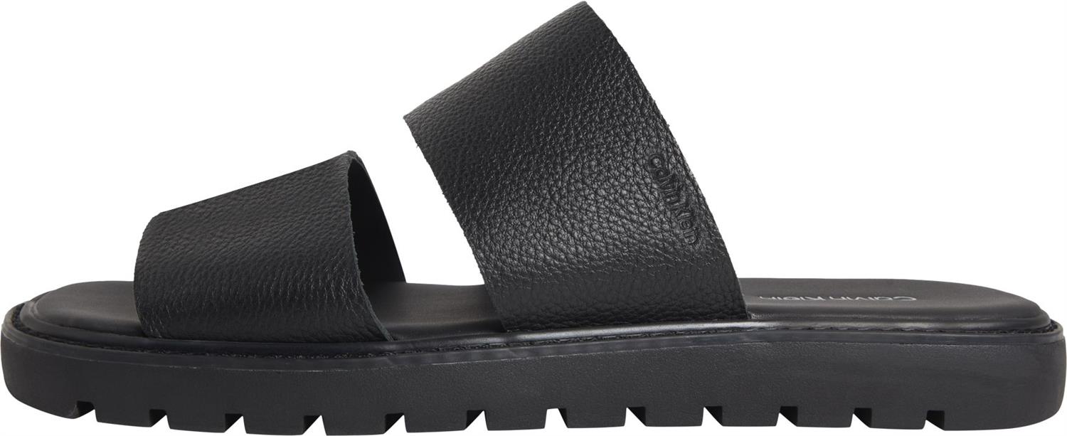 Sq Molded Sandal Db Lth Black