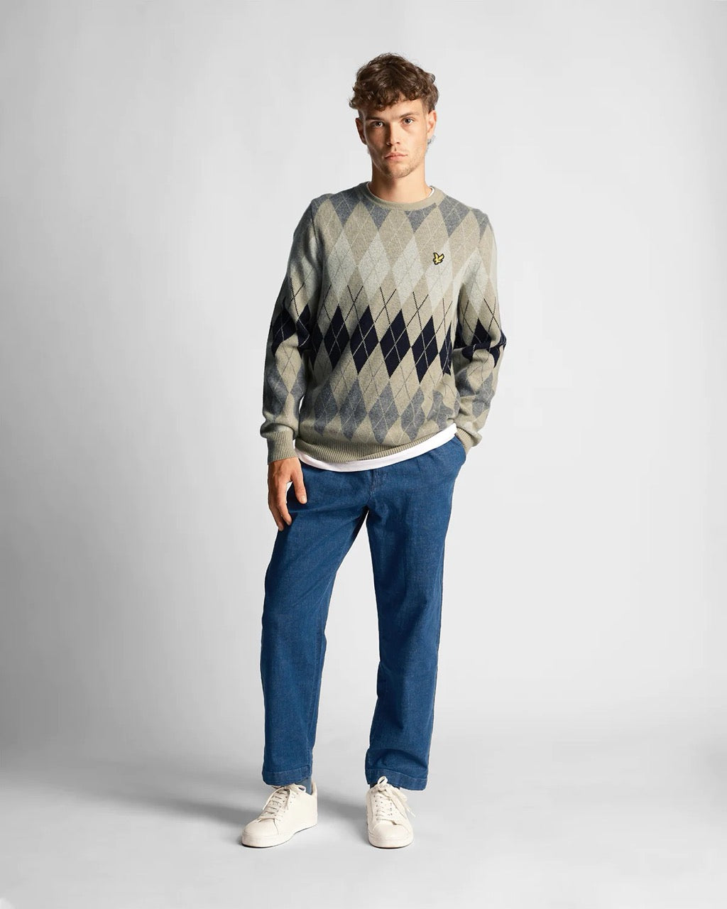 British Argyle Crew Neck Cove