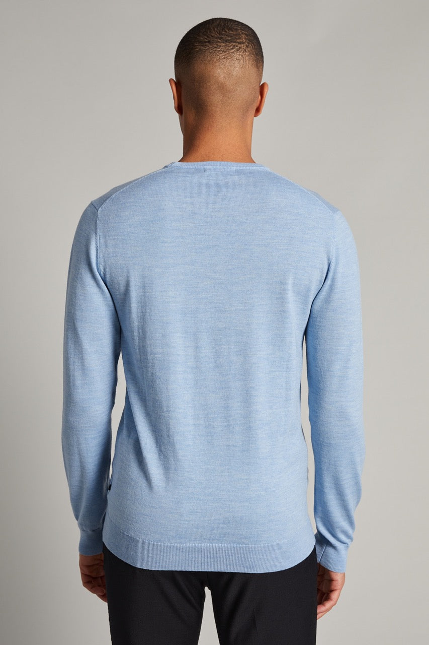 Margrate Merino Chambray Blue Melange