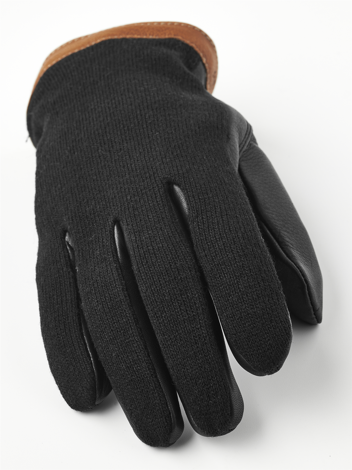 Deerskin wool Tricot Black/Chocolate