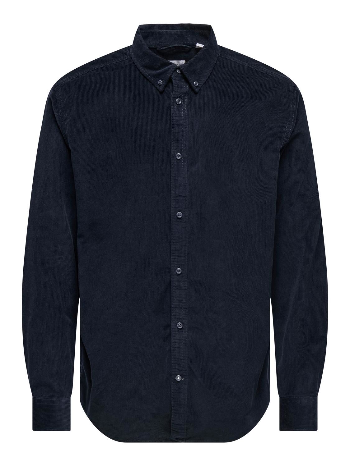 Onsmichael 18w Reg Cord Stretch Ls Noos Dark Sapphire