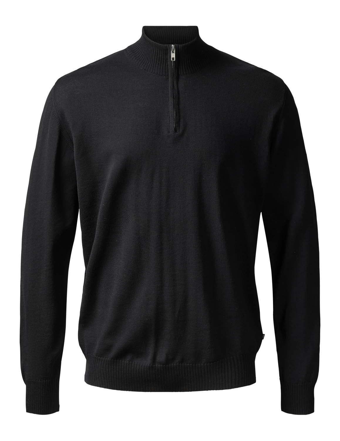 Milan pullover 1/4 zip Black