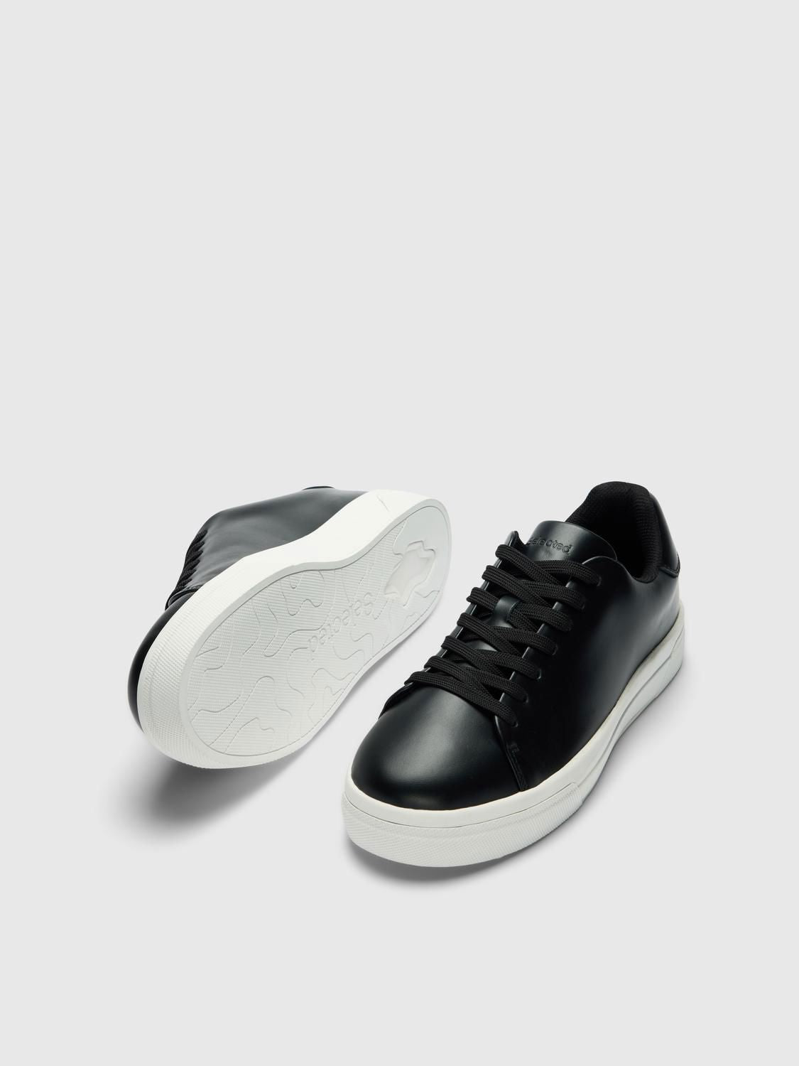 Slmdavid Chunky Leather Sneaker 2.0 Noos Black