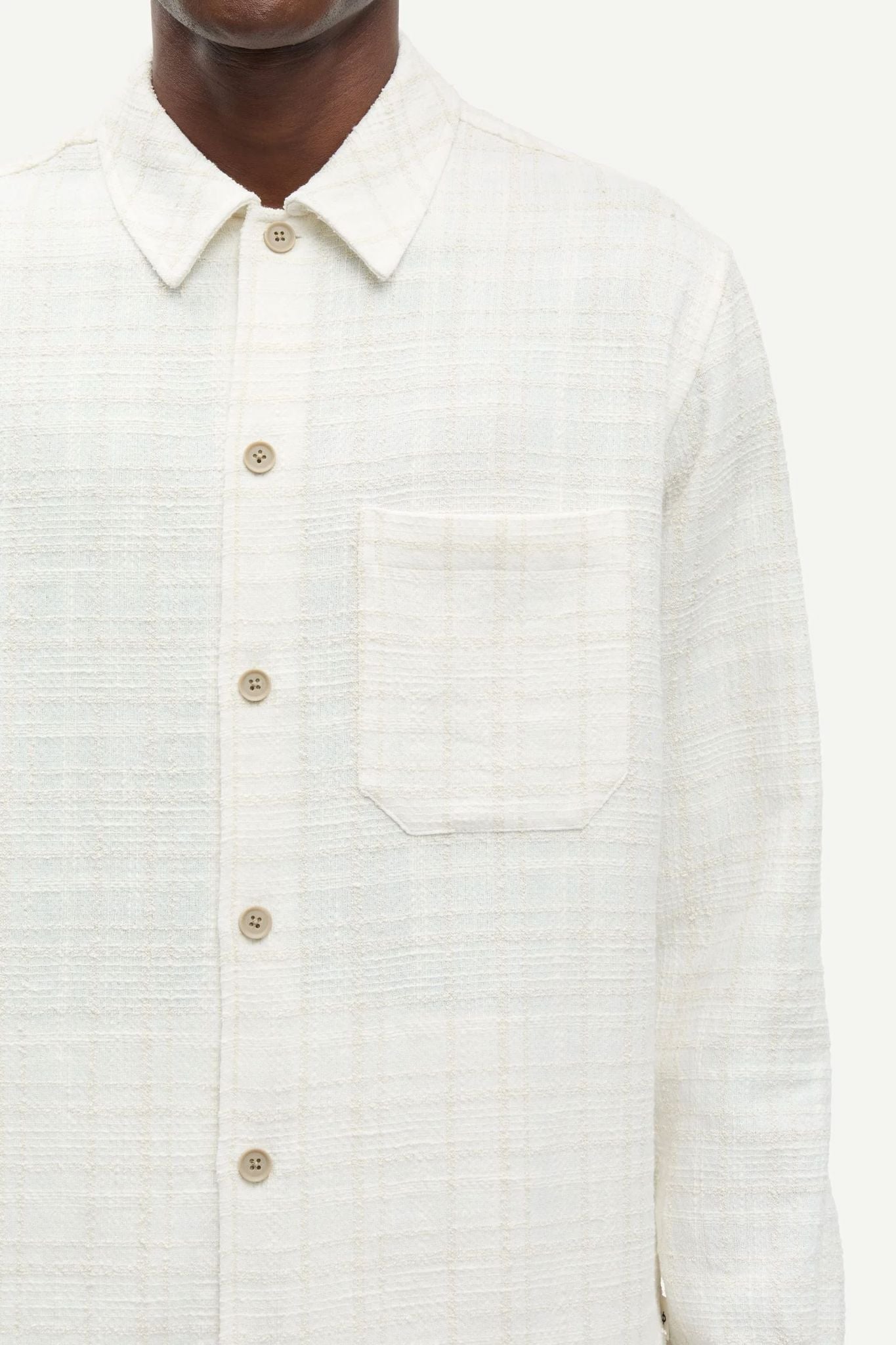 Sadamon Gc Overshirt 16079 Silver Birch Ch.