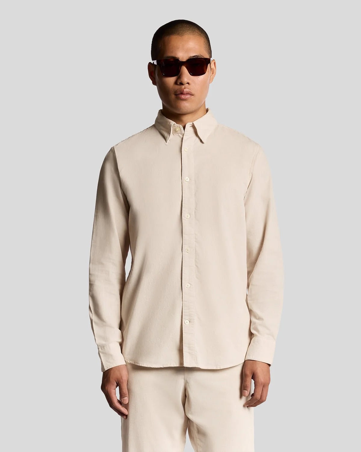 Micro Corduroy Shirt Putty