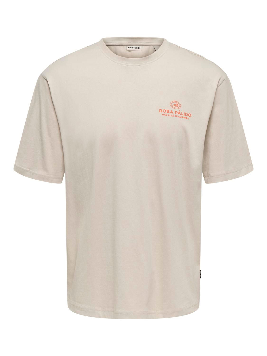 Onsfrank Rlx Ss Tee Noos Silver Lining Rosa Palido