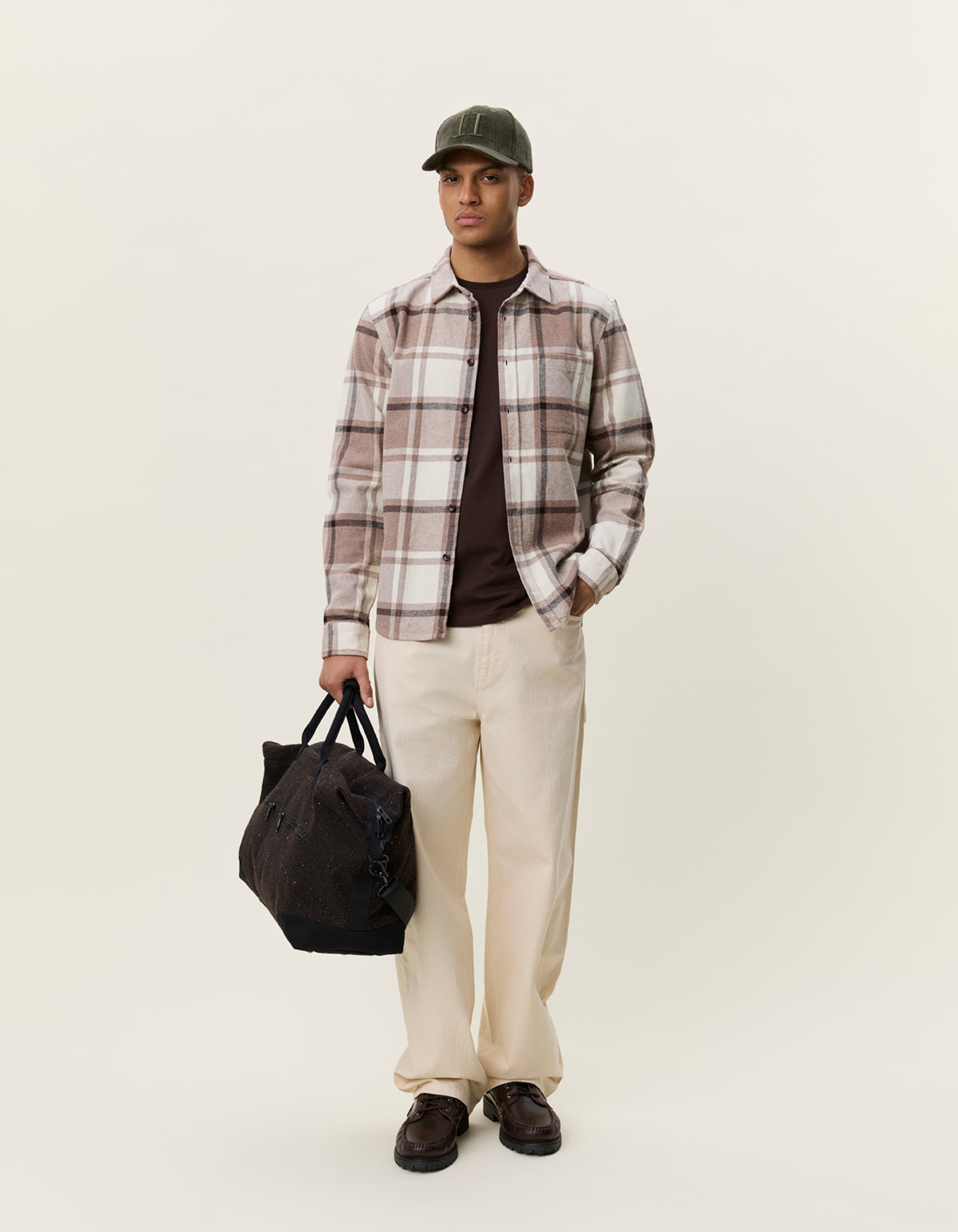 Check Flannel Shirt Caribou
