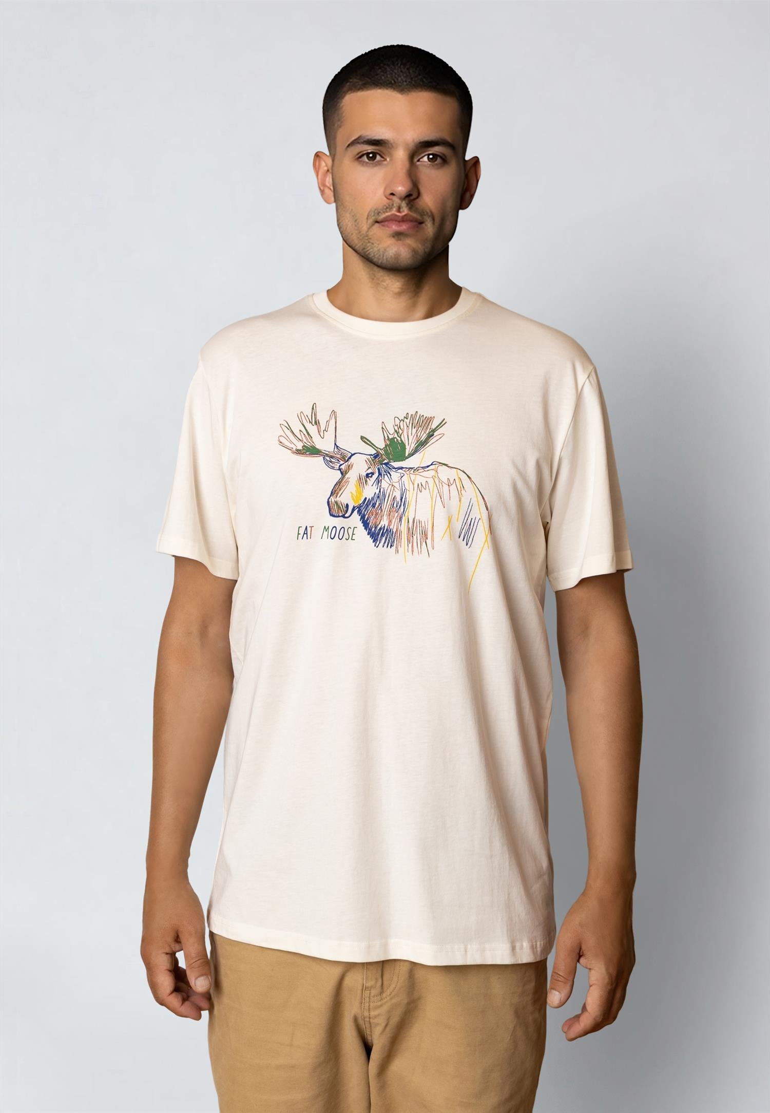 Moose T-Shirt Ecru
