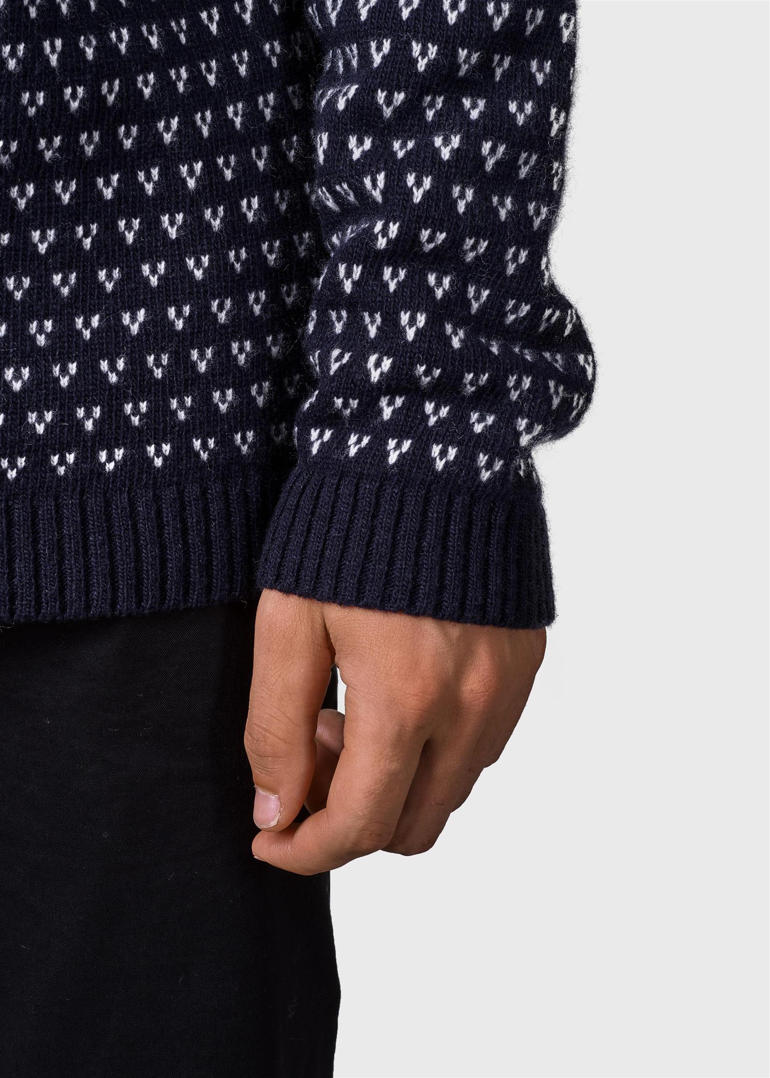 Hugo knit Navy/Cream