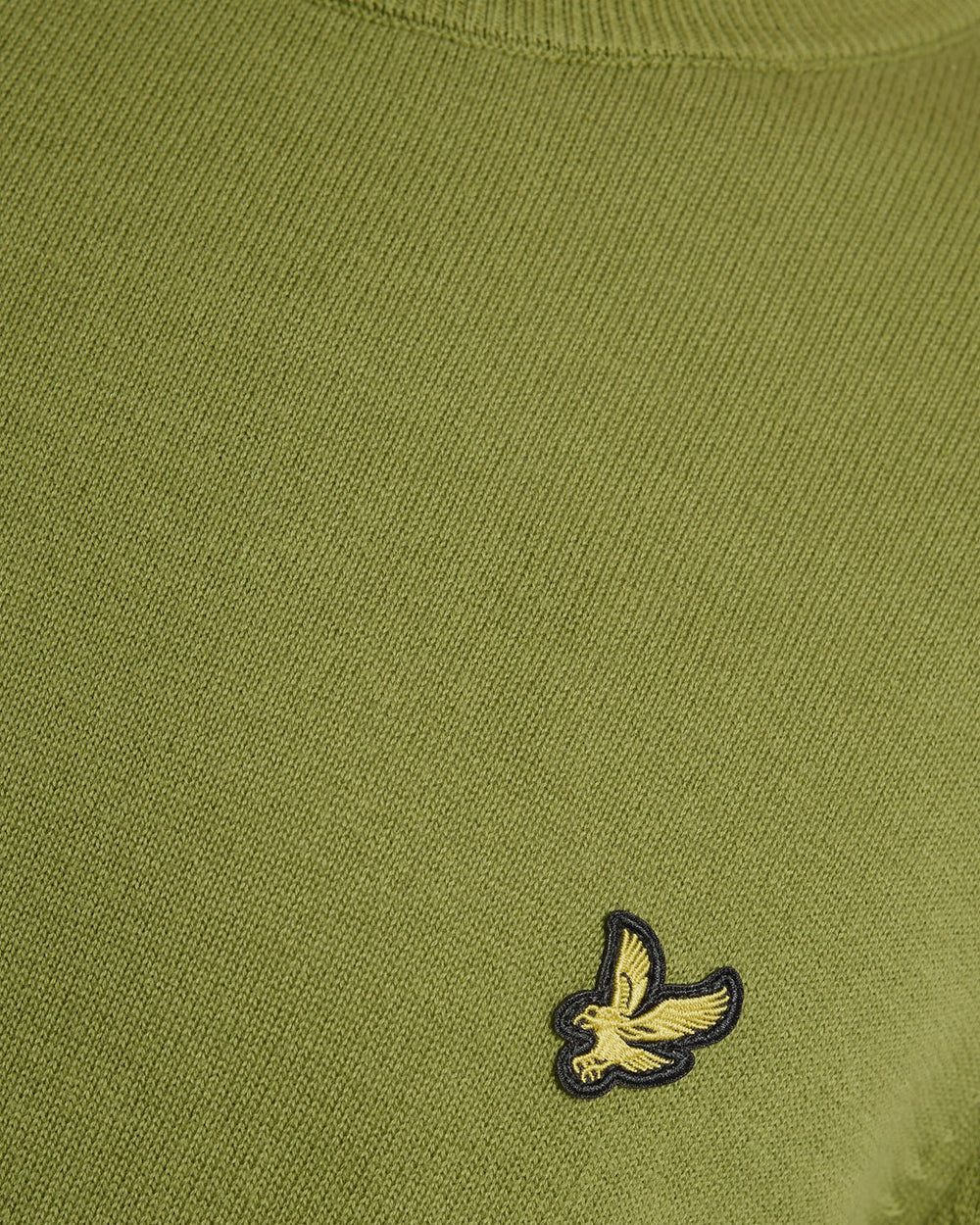 Cotton crew neck jumper Green