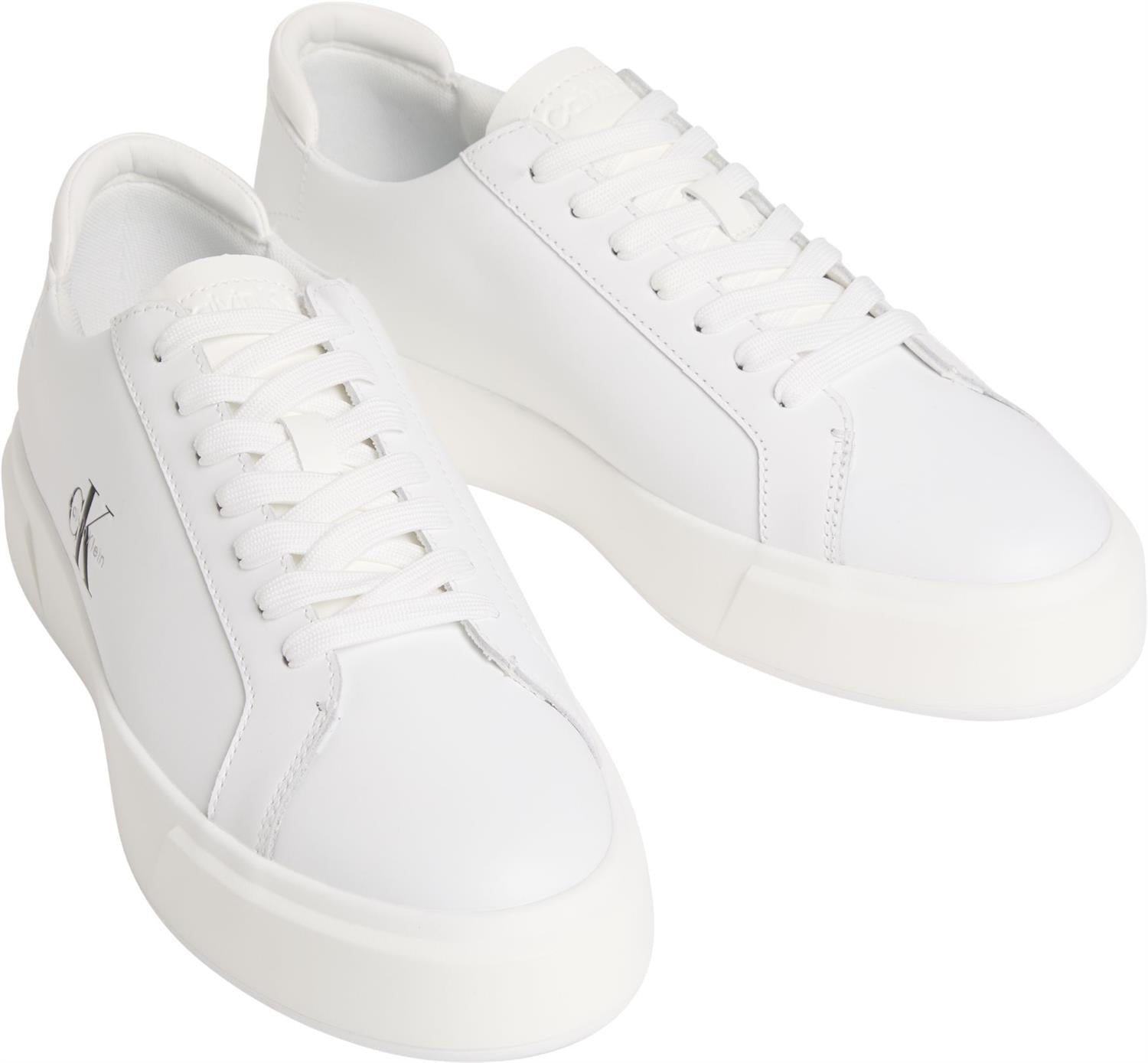 Basket Cupsole Laceup Lth Ml White