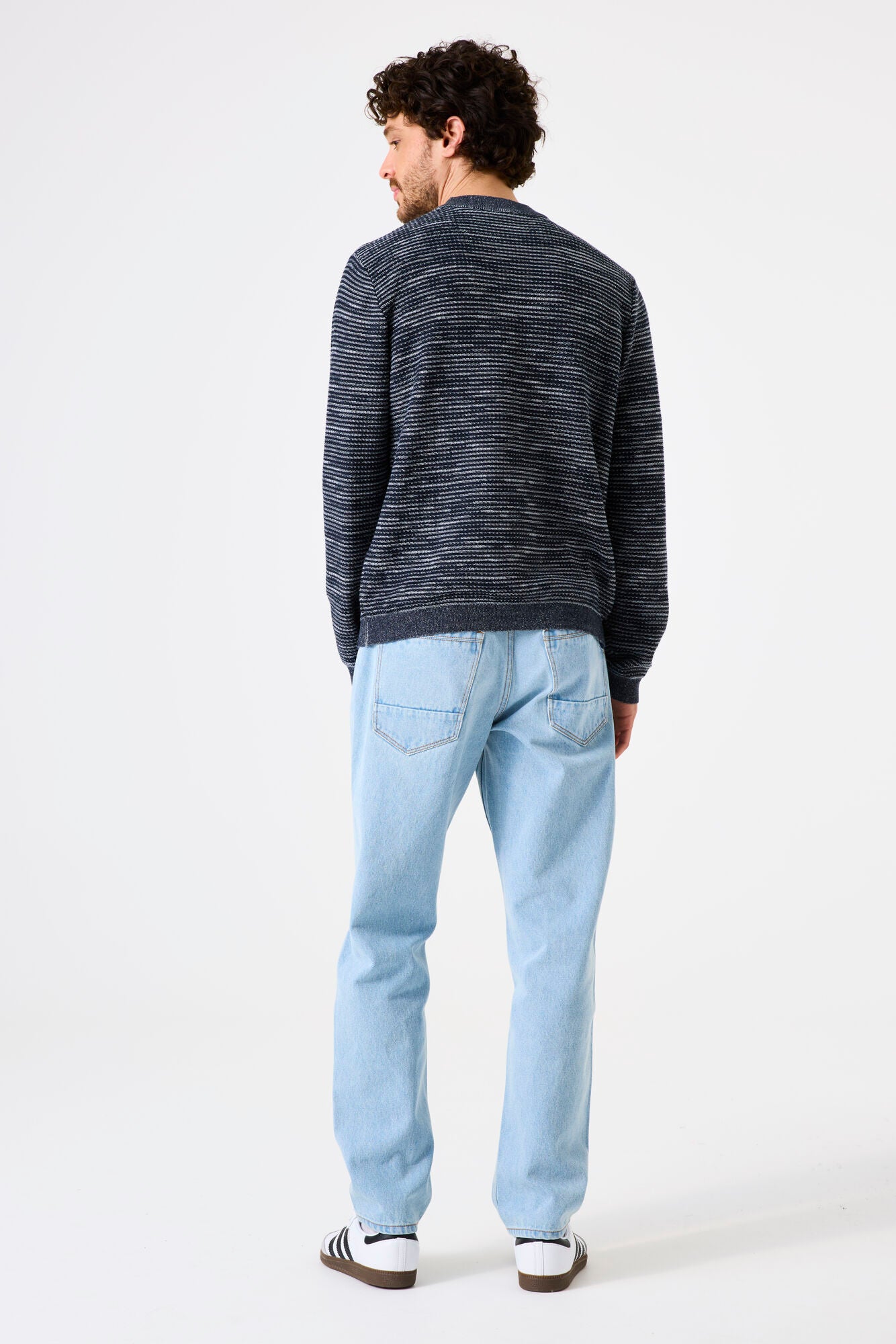 L51841 men´s pullover Deep Ink