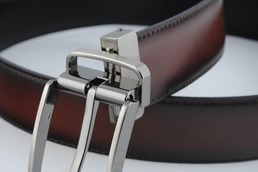 Leather belt Black/Brown