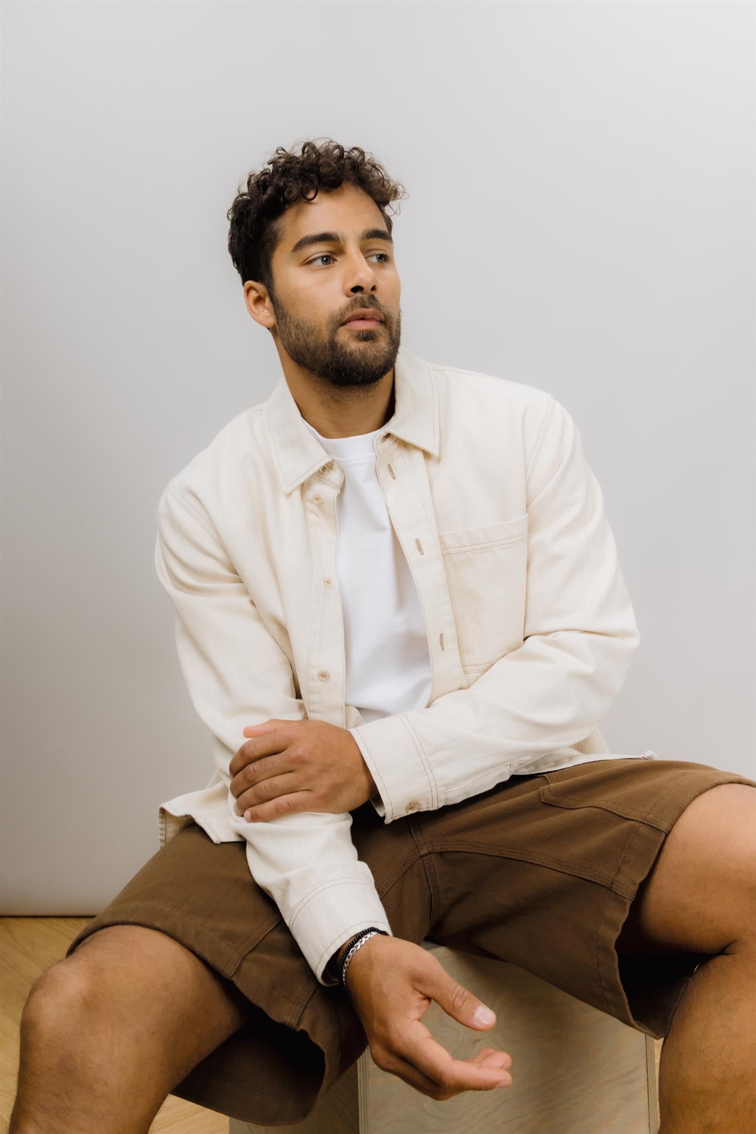 Geoffrey Ls Shirt Cream