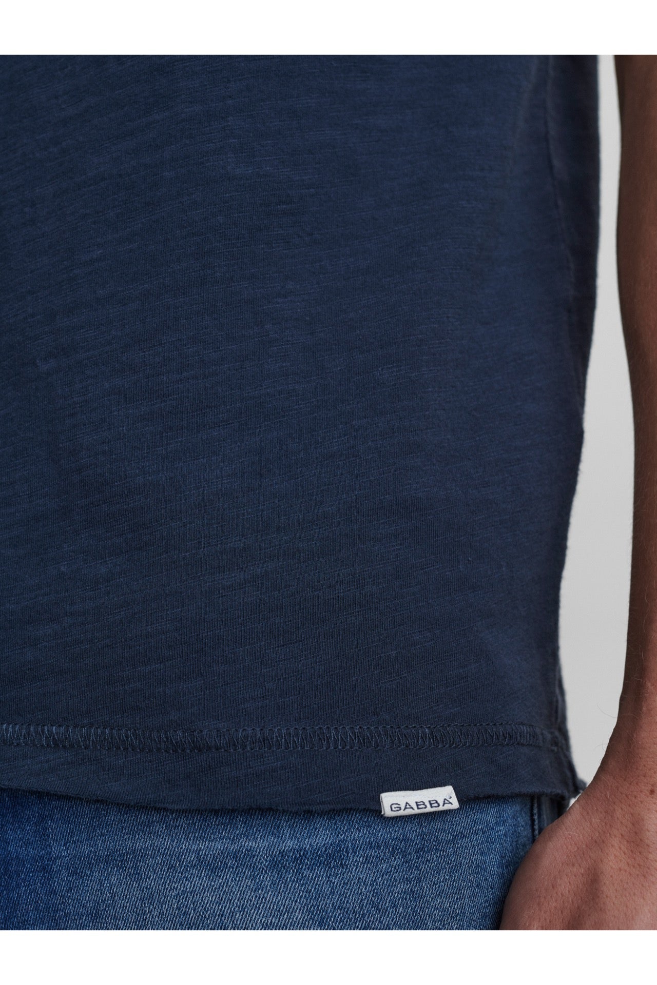 Konrad Slub Tee Navy