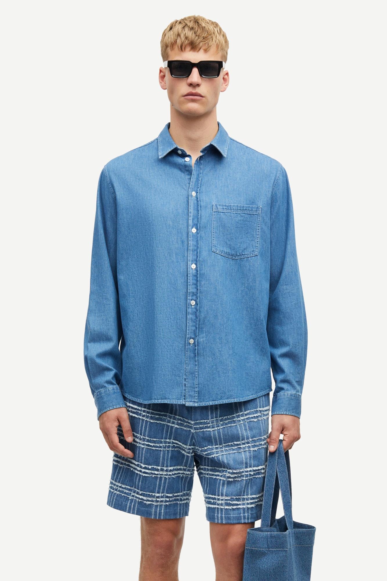 Saryan P Shirt 15248 Light Chambray