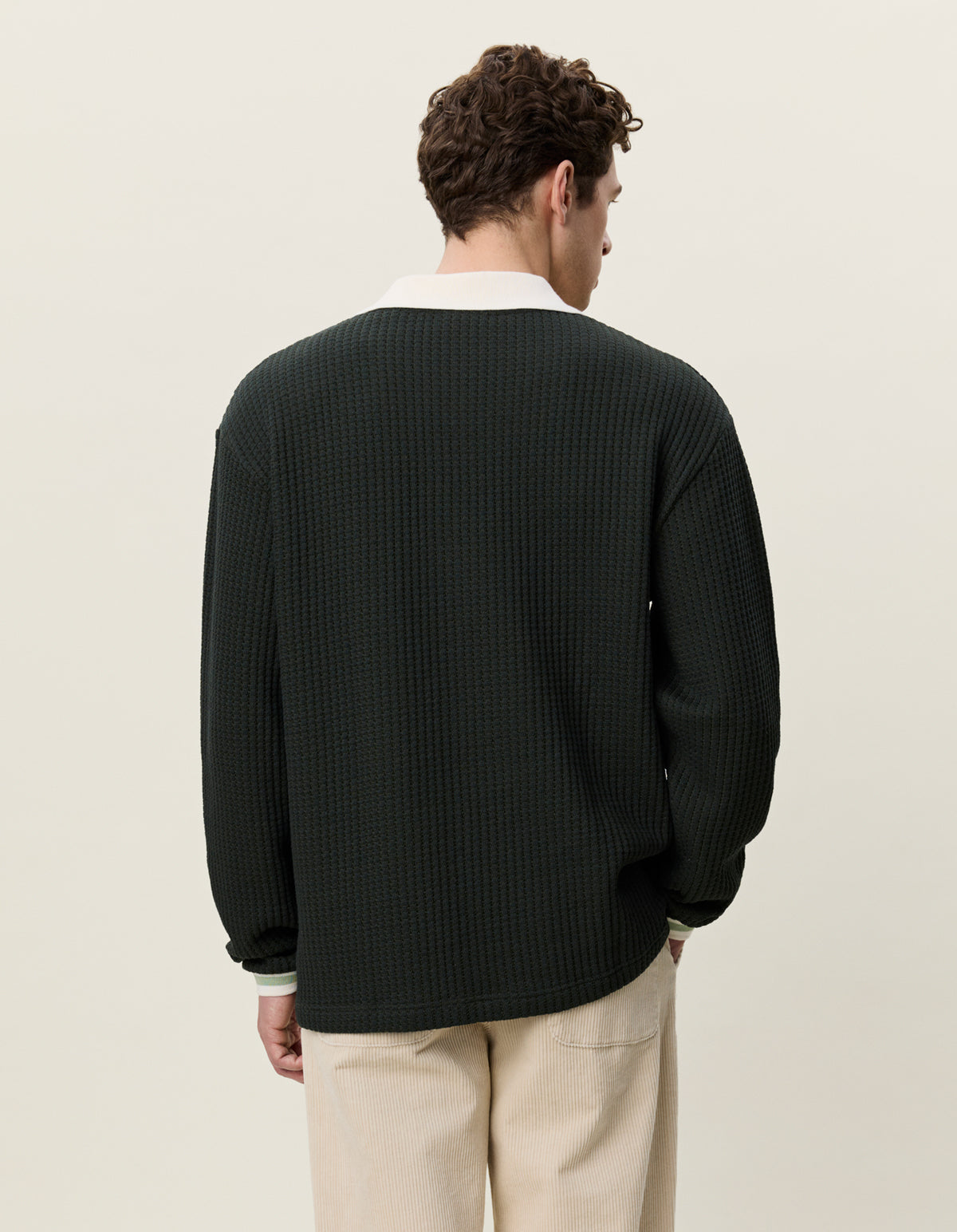 Waffle Ls Football Jersey Green
