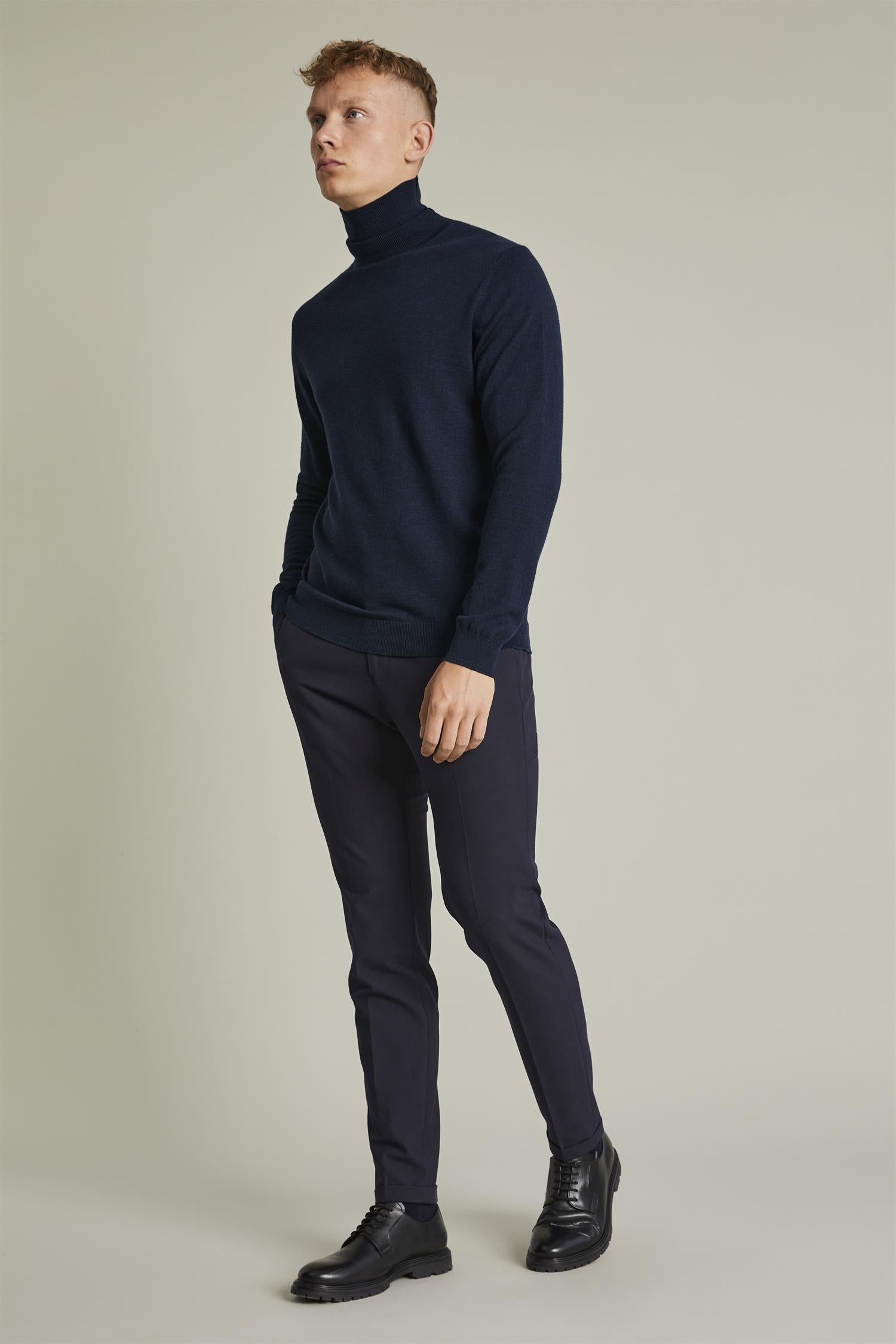 MAparcusman Merino 1940111 Dark Navy Melange