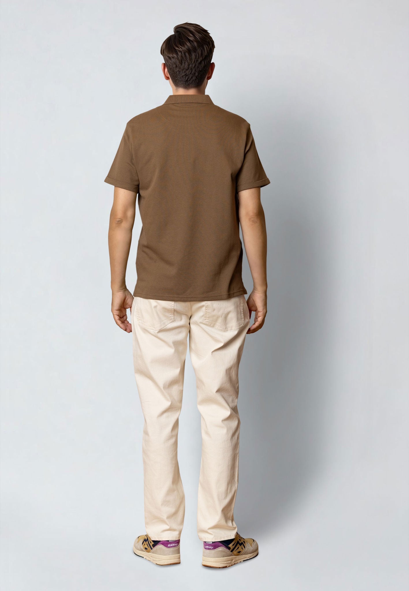 Silkeborg Stretch Polo Shitake