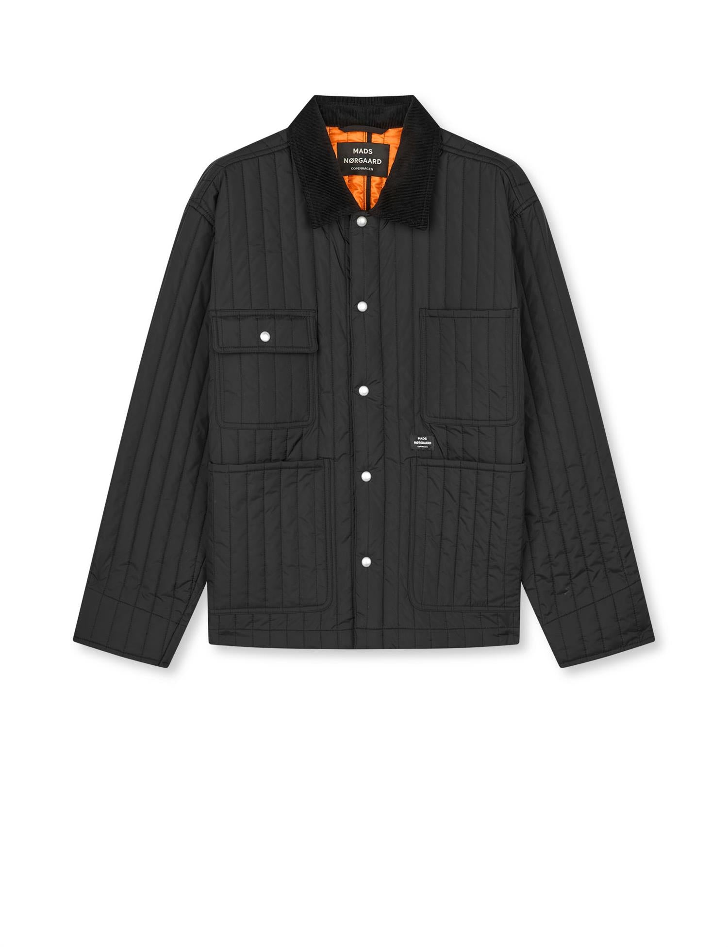 Quilt Chore Jacket Black