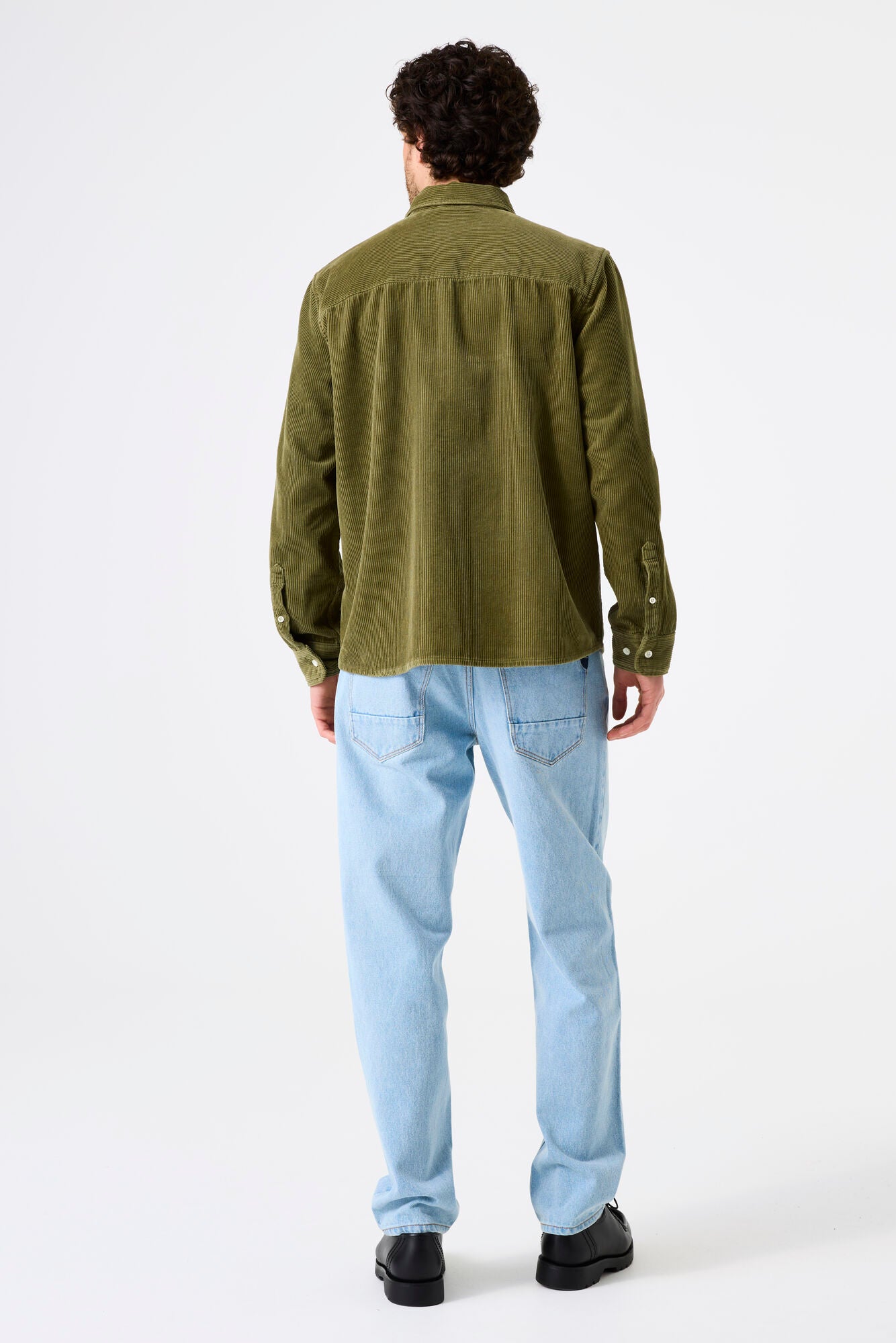 K51300 men´s overshirt Green Moss