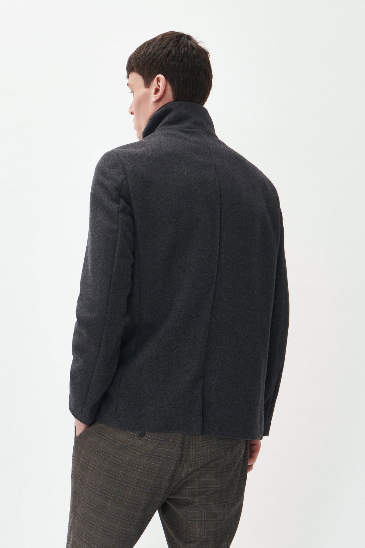 Maharvey Short Medium Grey Melange