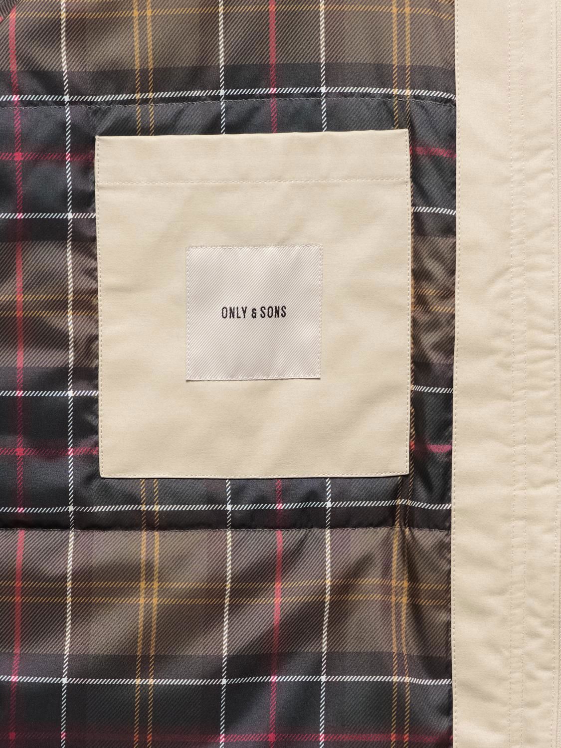Onsbob Waxed Jacket Otw Feather Gray